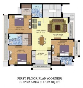 250 sq yard first floor CORNER FINAL copy